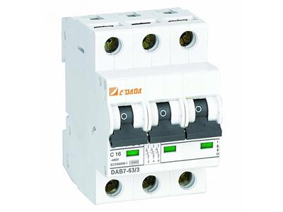 DAB7-63H 3 miniature circuit breaker