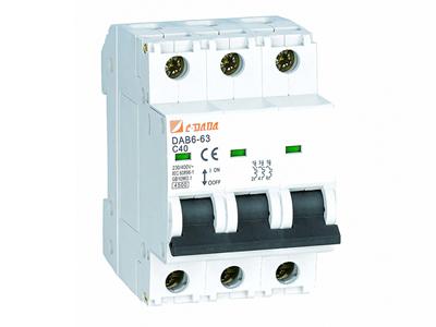 DAB6-63 3 miniature circuit breaker