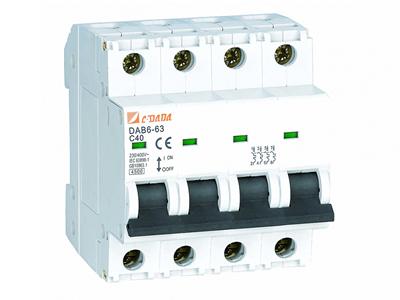 DAB6-63 4 miniature circuit breaker