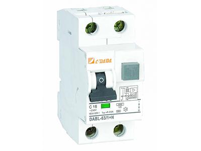 Electronic type DABL-40 2P RCBO Circuit Breaker