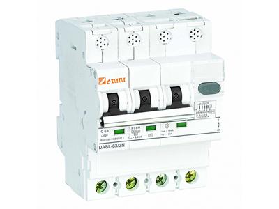 Electromagnetic type DABL-40 3P+N/4P RCBO Circuit Breaker