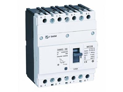 DAM3-160 4P molded case circuit breaker