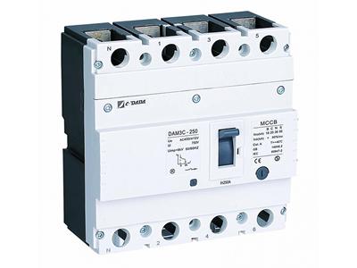 DAM3-250 4P molded case circuit breaker