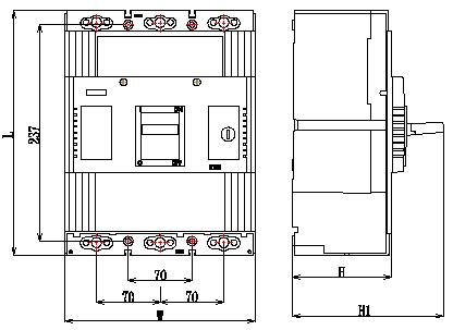 DAM3-1000 MCCB Molded Case Circuit Breaker